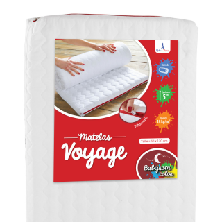 Matelas de voyage déhoussable 60x120 Babysom