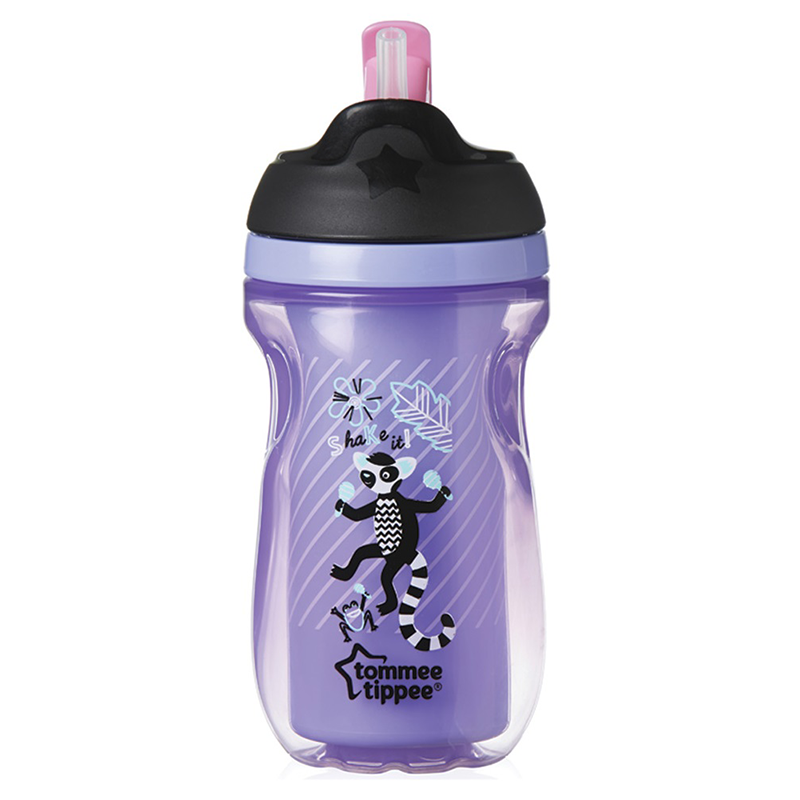 Tasse à Paille Isotherme 260ml Violet Tommee Tippee