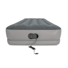 Matelas Prestige 1 Place Gris Flex Pompe intégrée - Intex