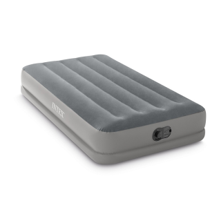 Matelas Prestige 1 Place Gris Flex Pompe intégrée - Intex