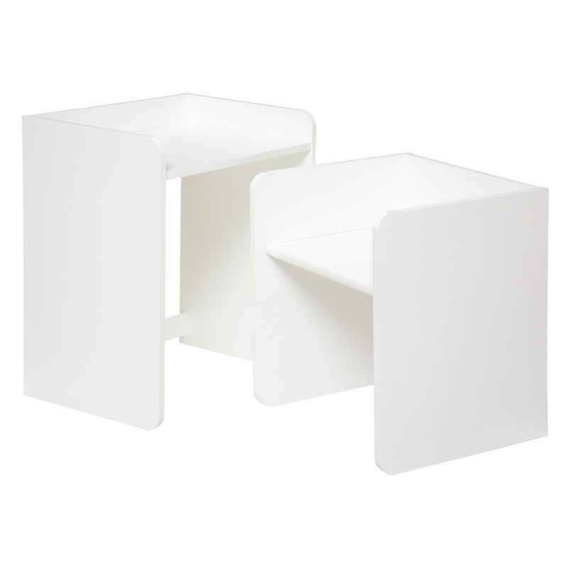 Bureau enfant avec chaise encastrable Blanc Atmosphera Bureau enfant avec chaise encastrable Blanc Atmosphera