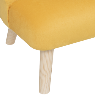 Fauteuil enfant Ulysse Jaune - Atmosphera For Kids