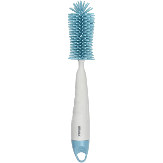 Goupillon biberon en silicone Bleu - Béaba