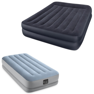 Pack Matelas électrique 2 pl avec Matelas Airbed Comfort 1 pl - Intex