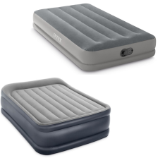 Lit gonflable deluxe 2 pl avec Matelas airbed flex 1 pl - Intex