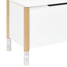 Coffre banc crayon Blanc - Home Deco Kids