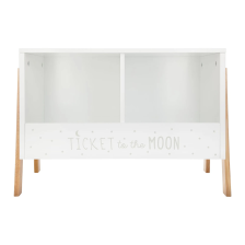 Casier de rangement avec 2 compartiments Blanc - Atmosphera For Kids