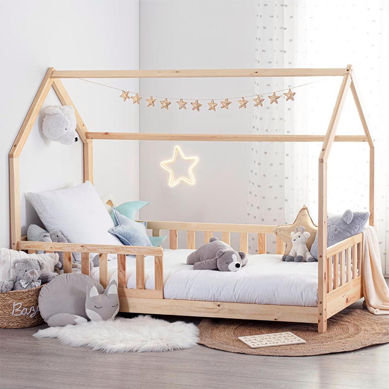 Lit Cabane Montessori Grand Bambin 90x190 - Chambre d'enfants - ETHIQ