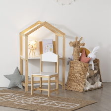 Chaise enfant maison Blanche - Atmosphera For Kids