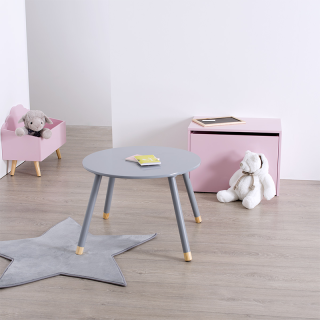 Table enfant douceur Gris - Atmosphera For Kids