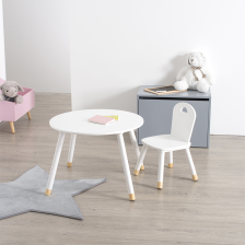 Table enfant douceur Blanc - Atmosphera For Kids