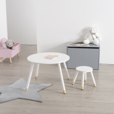 Table enfant douceur Blanc - Atmosphera For Kids