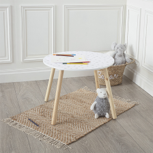 Table enfant douceur étoiles Blanc - Atmosphera For Kids