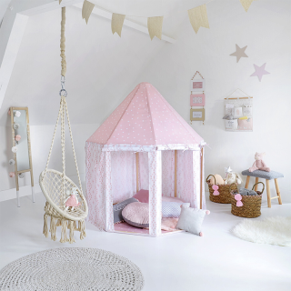 Tente yourte Ethnic pour fille Rose Atmosphera