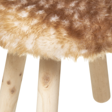 Tabouret Enfant Cerf Beige - Atmosphera For Kids Tabouret Enfant Cerf Beige - Atmosphera For Kids
