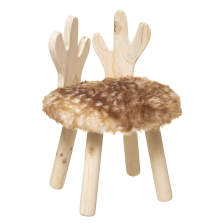 Tabouret Enfant Cerf Beige - Atmosphera For Kids