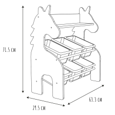 Meuble de rangement Licorne - Home Deco Kids