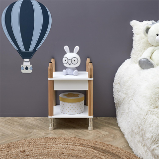 Table de chevet Crayon Blanc - Home Deco Kids