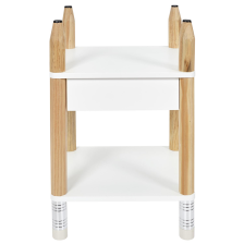 Table de chevet Crayon Blanc - Home Deco Kids