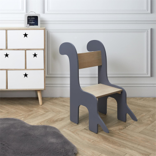 Chaise enfant Dino Gris - Home Deco Kids