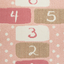 Tapis de chambre Marelle Fille Rose - Atmosphera For Kids