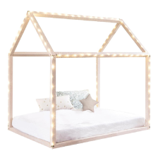 Cabane enfant en pin naturel 126cm - Atmosphera For Kids