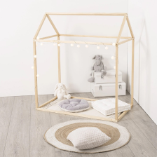 Cabane enfant en pin naturel 126cm - Atmosphera For Kids