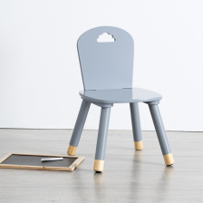 Chaise enfant douceur Gris - Atmosphera For Kids