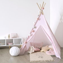 Tipi Déco Enfant 160cm Rose - Atmosphera For Kids