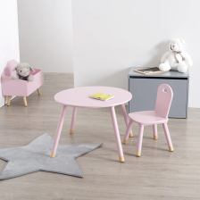 Table enfant en douceur Rose - Atmosphera For Kids