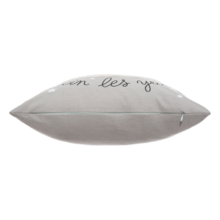 Coussin bouclette Gris - Atmosphera For Kids