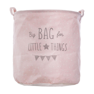 Sac de rangement canvas Rose Atmosphera for kids