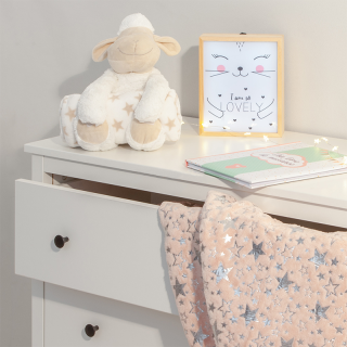 Plaid + Peluche Mouton Blanc Atmosphera