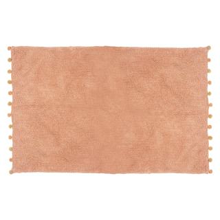 Tapis enfant coton Rose -...