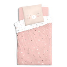 Lit enfant avec matelas et parure de lit Chat - Atmosphera For Kids