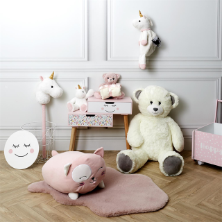 Peluche coussin Chat Rose - Home Deco Kids