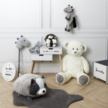 Peluche coussin Chien Gris - Home Deco Kids