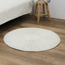 Tapis rond Soleil Beige - Home Deco Kids