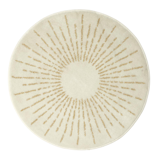 Tapis rond Soleil Beige - Home Deco Kids