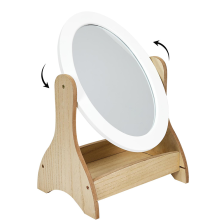 Miroir coiffeuse Bella Blanc - Home Deco Kids