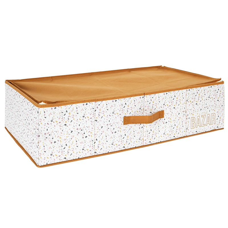 Boite de rangement tissu Jaune Home Deco Kids Boite de rangement tissu Jaune Home Deco Kids