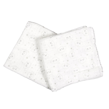 Lot de 2 langes bébé coton - Tom & Zoé