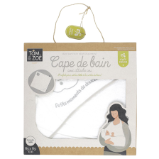 Cape de bain bébé Coton - Tom & Zoé