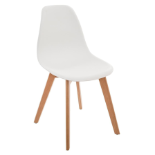 Chaise enfant Polypropylène Blanc - Atmosphera For Kids