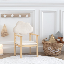 Chaise Dossier Nuage Blanc - Atmosphera For Kids Chaise Dossier Nuage Blanc - Atmosphera For Kids