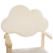 Chaise Dossier Nuage Blanc - Atmosphera For Kids