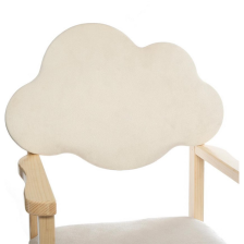 Chaise Dossier Nuage Blanc - Atmosphera For Kids Chaise Dossier Nuage Blanc - Atmosphera For Kids