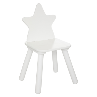 Chaise douceur étoile Blanche - Atmosphera For Kids