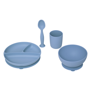 Set repas silicone Bleu Atmosphera