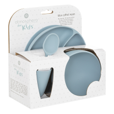 Set repas silicone Bleu Atmosphera